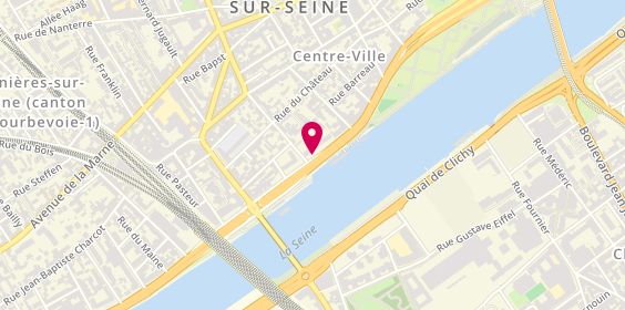 Plan de AXA, 63 Quai du Dr Dervaux, 92600 Asnières-sur-Seine