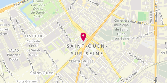 Plan de Matmut Assurances, 4 place de la République, 93400 Saint-Ouen-sur-Seine