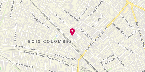 Plan de Caisse d'Epargne Bois-Colombes, 10 Rue d'Estienne d'Orves, 92270 Bois-Colombes
