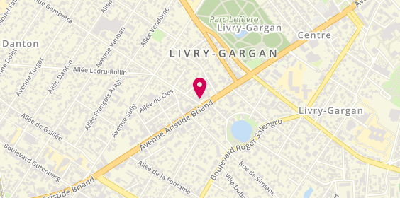 Plan de Macif, 163 avenue Aristide Briand, 93190 Livry-Gargan