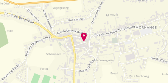 Plan de Allianz Assurance MORHANGE - Lucie BRELLE, 18 Rue du Général Passaga, 57340 Morhange