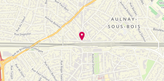 Plan de Allianz, 4 Bis avenue Anatole France, 93600 Aulnay-sous-Bois