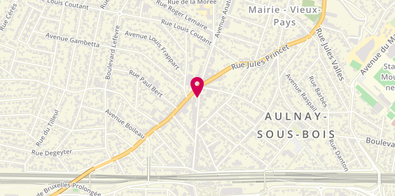 Plan de GMF Assurances AULNAY SOUS BOIS, 33 avenue Anatole France, 93600 Aulnay-sous-Bois