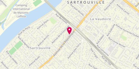 Plan de MAAF Assurances SARTROUVILLE, 26 avenue de la République, 78500 Sartrouville