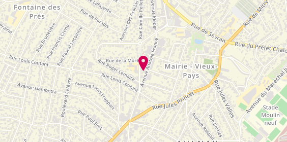 Plan de Matmut Assurances, 61 avenue Anatole France, 93600 Aulnay-sous-Bois