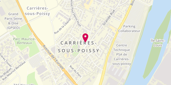 Plan de Caisse d'Epargne Carrieres-sous-Poissy, 35 place Saint-Blaise, 78955 Carrières-sous-Poissy