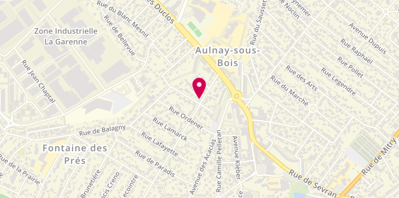Plan de AXA Assurance Driss DERFOUFI, 187 Boulevard Lefevre, 93600 Aulnay-sous-Bois
