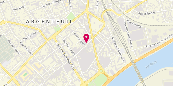 Plan de Aréas Assurances Antoine DE LACOSTE, 8 Rue Paul Vaillant Couturier, 95100 Argenteuil