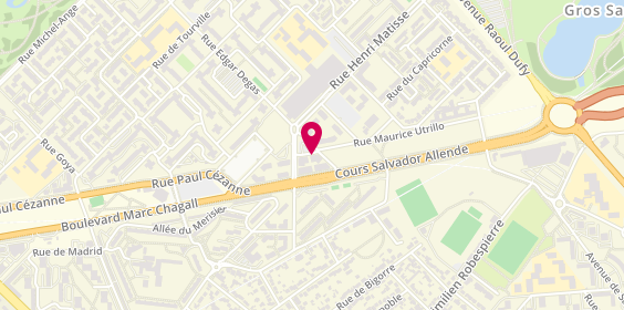 Plan de AXA Assurance Malik SENOUCI, 40 Rue Georges Seurat, 93600 Aulnay-sous-Bois