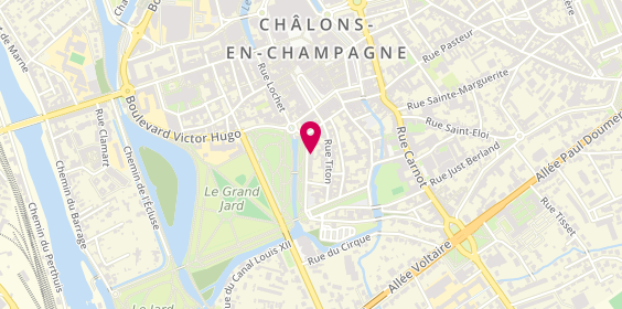 Plan de GAN ASSURANCES - Jérémy JOURNET - CHALONS CENTRE, 11 Boulevard Aristide Briand, 51000 Châlons-en-Champagne