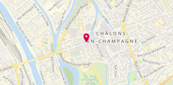 Plan de MAAF Assurances CHALONS EN CHAMPAGNE, 52 Rue de la Marne, 51000 Châlons-en-Champagne