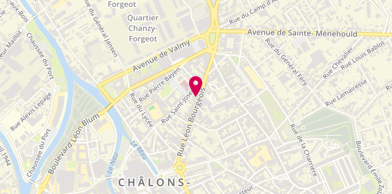 Plan de Allianz, 55 Rue Léon Bourgeois, 51000 Châlons-en-Champagne