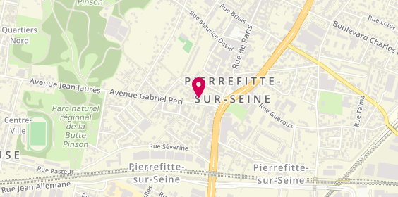 Plan de MACIF, 2 16 avenue Gabriel Péri, 93380 Pierrefitte-sur-Seine