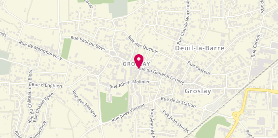 Plan de Groupama, 40 Rue du Général Leclerc, 95410 Groslay