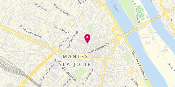 Plan de MAAF Assurances MANTES LA JOLIE, Rue d'Alsace, 78200 Mantes-la-Jolie