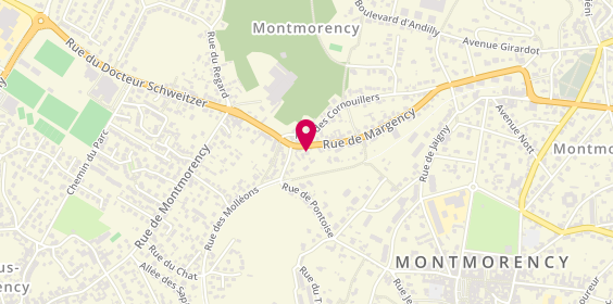 Plan de Axa Prevoyance et Patrimoine, 65 Rue de Margency, 95160 Montmorency