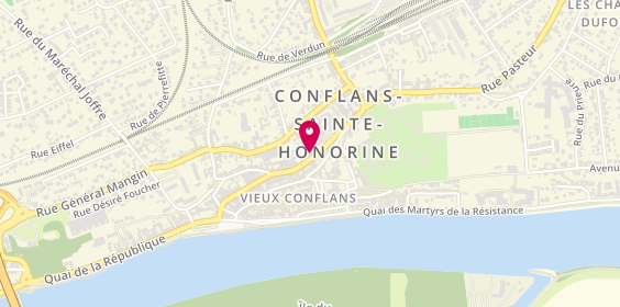 Plan de Matmut, 55 Rue Maurice Berteaux, 78700 Conflans-Sainte-Honorine