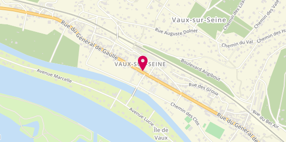 Plan de Ares Assurance, 208 Rue du Général de Gaulle, 78740 Vaux-sur-Seine