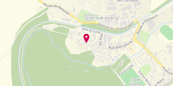 Plan de Caisse d'Epargne Lizy-sur-Ourcq, 9 place Harouard, 77440 Lizy-sur-Ourcq