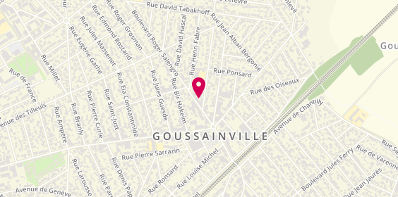 Plan de MAAF Assurances GOUSSAINVILLE, 1 Rue Anatole France, 95190 Goussainville