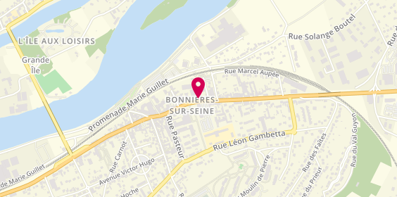 Plan de Caisse d'Epargne Bonnieres-sur-Seine, 47 Rue Georges Herrewyn, 78270 Bonnières-sur-Seine