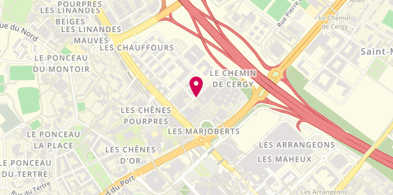 Plan de Groupama, 12 Rue des Chauffours, 95800 Cergy