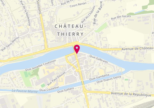 Plan de MAAF Assurances CHATEAU THIERRY, 2 Rue Carnot, 02400 Château-Thierry