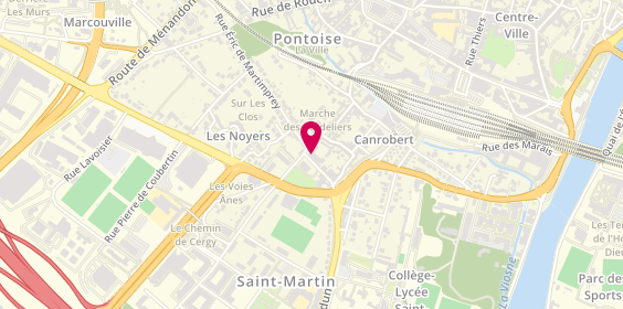 Plan de MNT, 14 Rue Eric de Martimprey, 95000 Pontoise