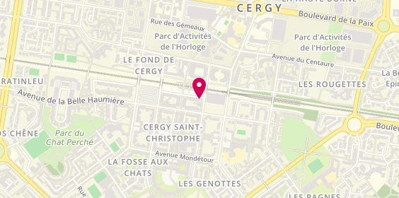 Plan de Matmut, 1 Rue des Passage Perdus, 95800 Cergy