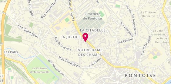 Plan de Caisse d'Epargne Pontoise les Louvrais, 57-59 Rue de Gisors, 95300 Pontoise