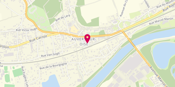 Plan de Caisse d'Epargne Auvers-sur-Oise, 4 place de la Mairie, 95430 Auvers-sur-Oise
