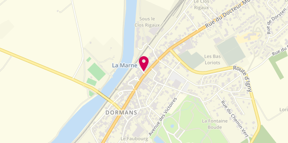 Plan de Groupama, 23 Rue Jean de Dormans, 51700 Dormans