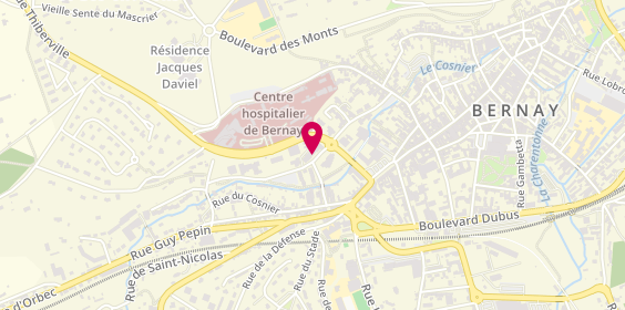 Plan de MAAF Assurances BERNAY, 8 Rue Guillaume de la Tremblaye, 27300 Bernay