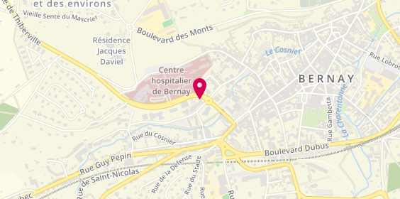 Plan de AXA Assurance et Banque Mathieu LELOUP, 3 avenue Liberge de Grandchain, 27300 Bernay