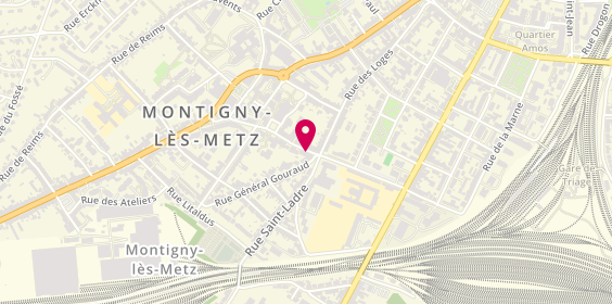 Plan de Axa, 37 Rue des Martyrs de la Résistance, 57950 Montigny-lès-Metz