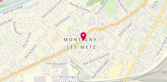 Plan de Allianz, 19 Bis place Joseph Schaff, 57950 Montigny-lès-Metz