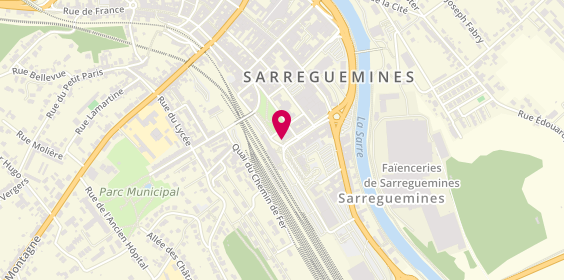 Plan de MACIF, 3 place de la Gare, 57200 Sarreguemines