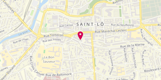 Plan de Allianz Assurance SAINT-LO - Alexandra LEGAGNEUX, 16 Rue Saint-Thomas, 50000 Saint-Lô