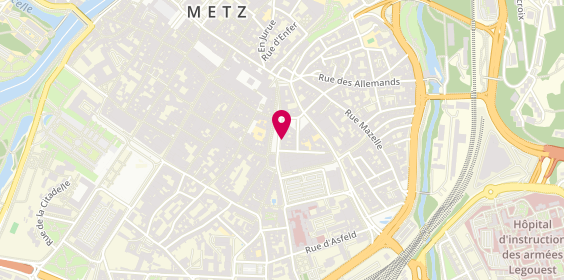 Plan de AESIO mutuelle, 40 Place Saint Louis, 57000 Metz
