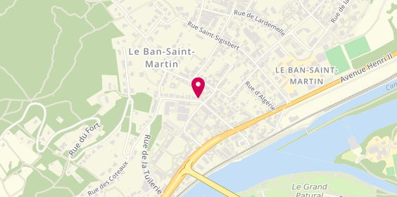Plan de AXA Assurance Sandrine DESPREZ, 25 Rue du Maréchal Foch, 57050 Le Ban-Saint-Martin