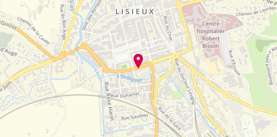Plan de GMF Assurances LISIEUX, 9 Boulevard Sainte-Anne, 14100 Lisieux