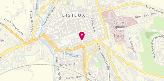 Plan de Abeille Assurances - Lisieux, 53 Rue Pont Mortain, 14100 Lisieux