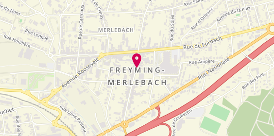 Plan de Identités Mutuelle, 44 Rue Nicolas Colson, 57800 Freyming-Merlebach