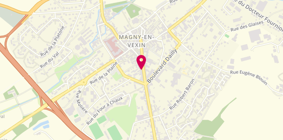 Plan de Caisse d'Epargne Magny-en-Vexin, 50 Rue de Paris, 95420 Magny-en-Vexin