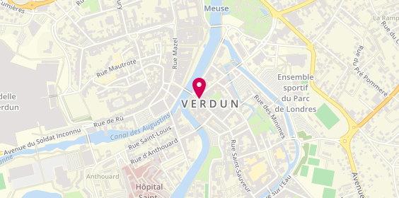 Plan de La France Mutualiste, 5 Rue du Président Poincaré 3 Et, 55100 Verdun