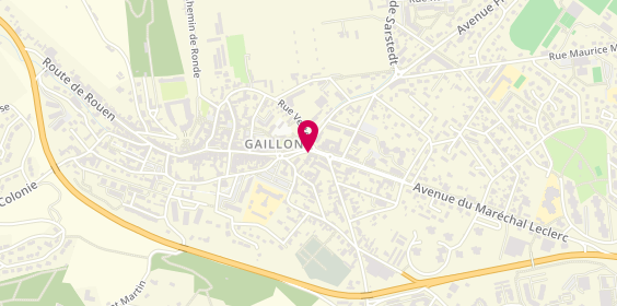 Plan de Caisse d'Epargne Gaillon, 2 avenue du Maréchal Leclerc, 27600 Gaillon