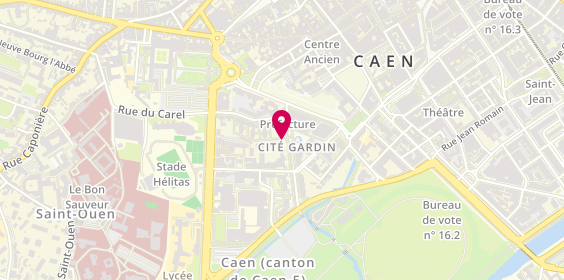Plan de Carac, 22 avenue de l'Hippodrome, 14000 Caen