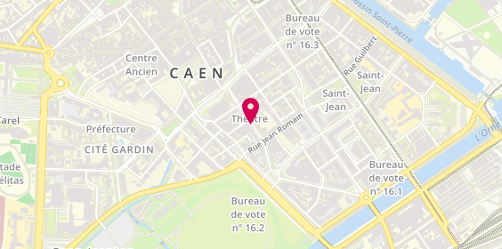 Plan de Allianz Assurance CAEN - Jérôme MALLET, 18 Rue des Jacobins, 14000 Caen