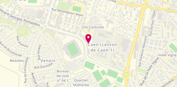 Plan de MAAF Assurances CAEN BEAULIEU, 8 Bis Boulevard Georges Pompidou, 14000 Caen