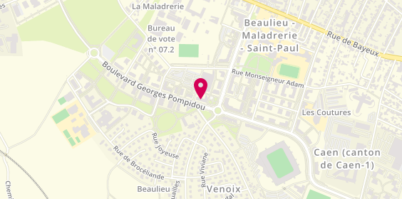 Plan de MAPA Assurances Caen, Résidence le Lutèce Beaulieu Fr
38 Bis Boulevard Georges Pompidou, 14000 Caen